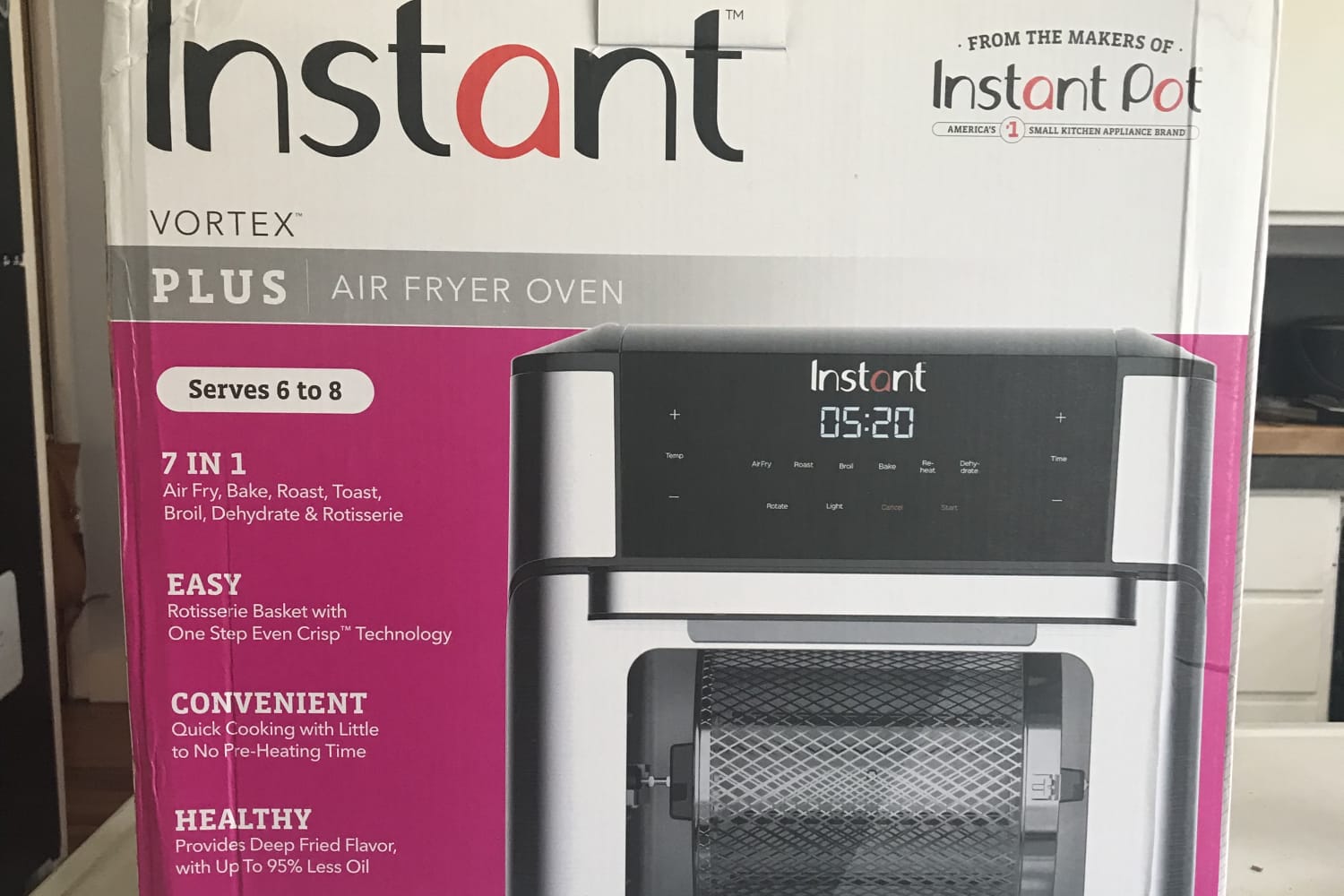 Instant vortex plus air outlet fryer oven cooking times